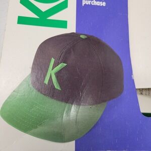 Vtg 1993 Kool Cigarettes Promotional Snap Back Cap Unopened Box Black Green